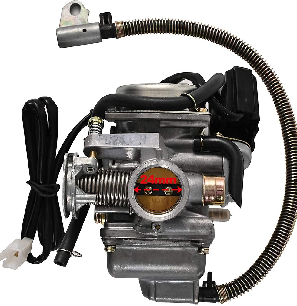 Thumbnail: GY6 125cc/150cc Carburetor for 4 Stroke Engines Electric Choke Scooter ATV ..