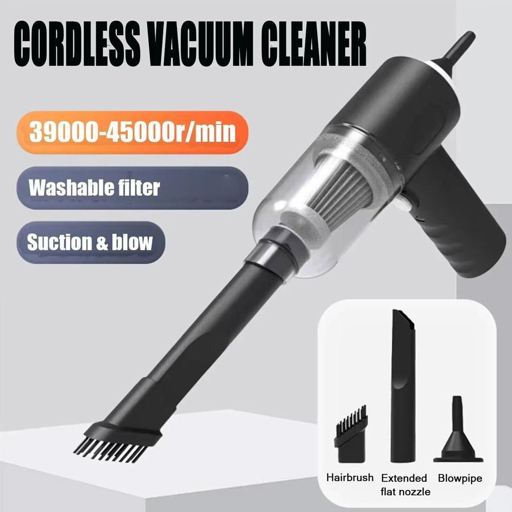 Portable Wireless Car Vacuum Cleaner Wireless Vacuum Cleaner Dual Use For Home A