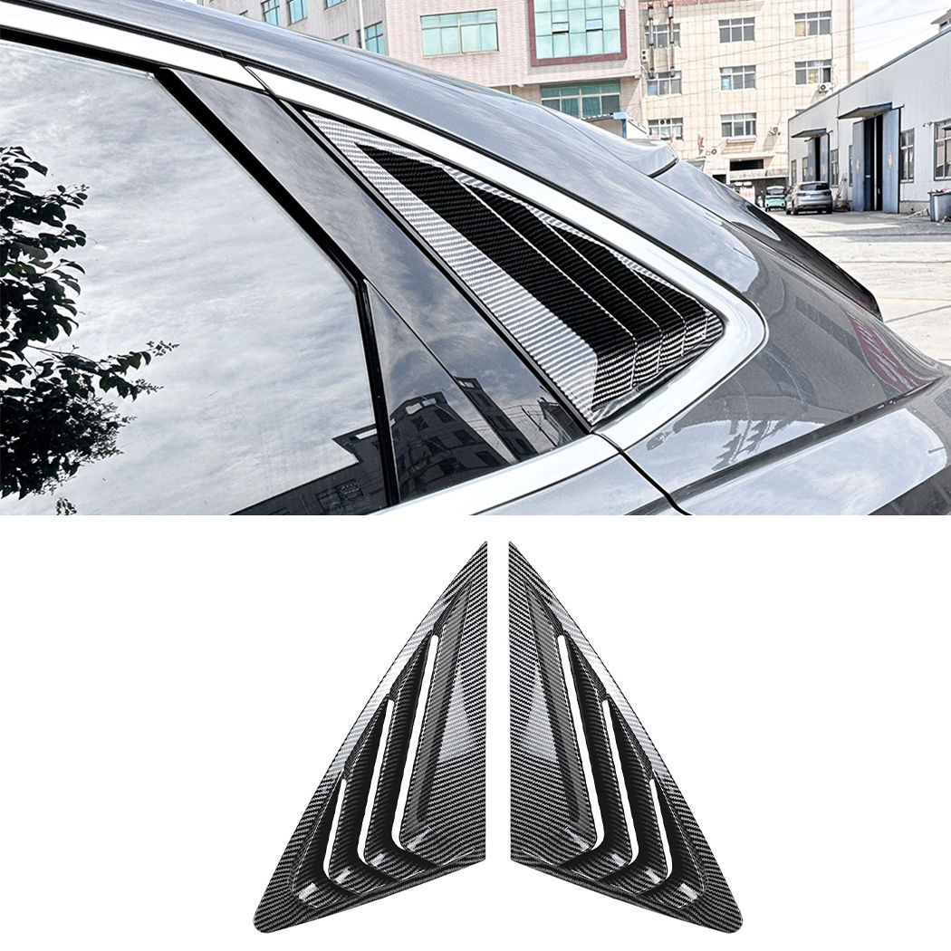Rear Triangle Window Shade Spoiler Body kits For Audi Q3 F3 Sportback 2019 2020