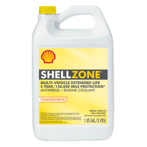 ShellZone Multi-Vehicle Antifreeze/Coolant, Concentrate, 1 Gallon ...