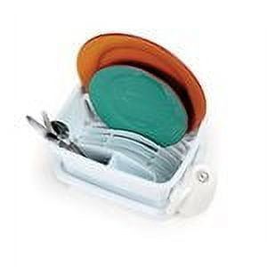 Thumbnail: Camco Durable Mini Dish Drainer Rack Tray Perfect RV Sinks, Marine Sinks Co..