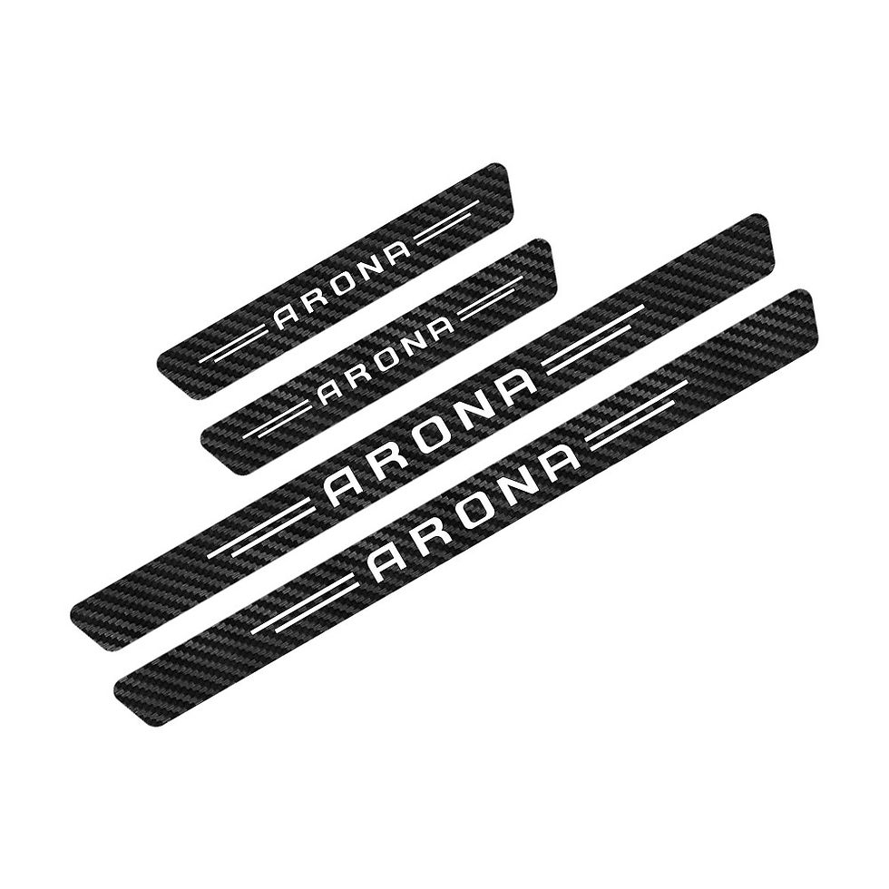 Thumbnail: Car Door Sill Stickers Threshold Protector Auto Decoration Tuning DIY Trims Deca