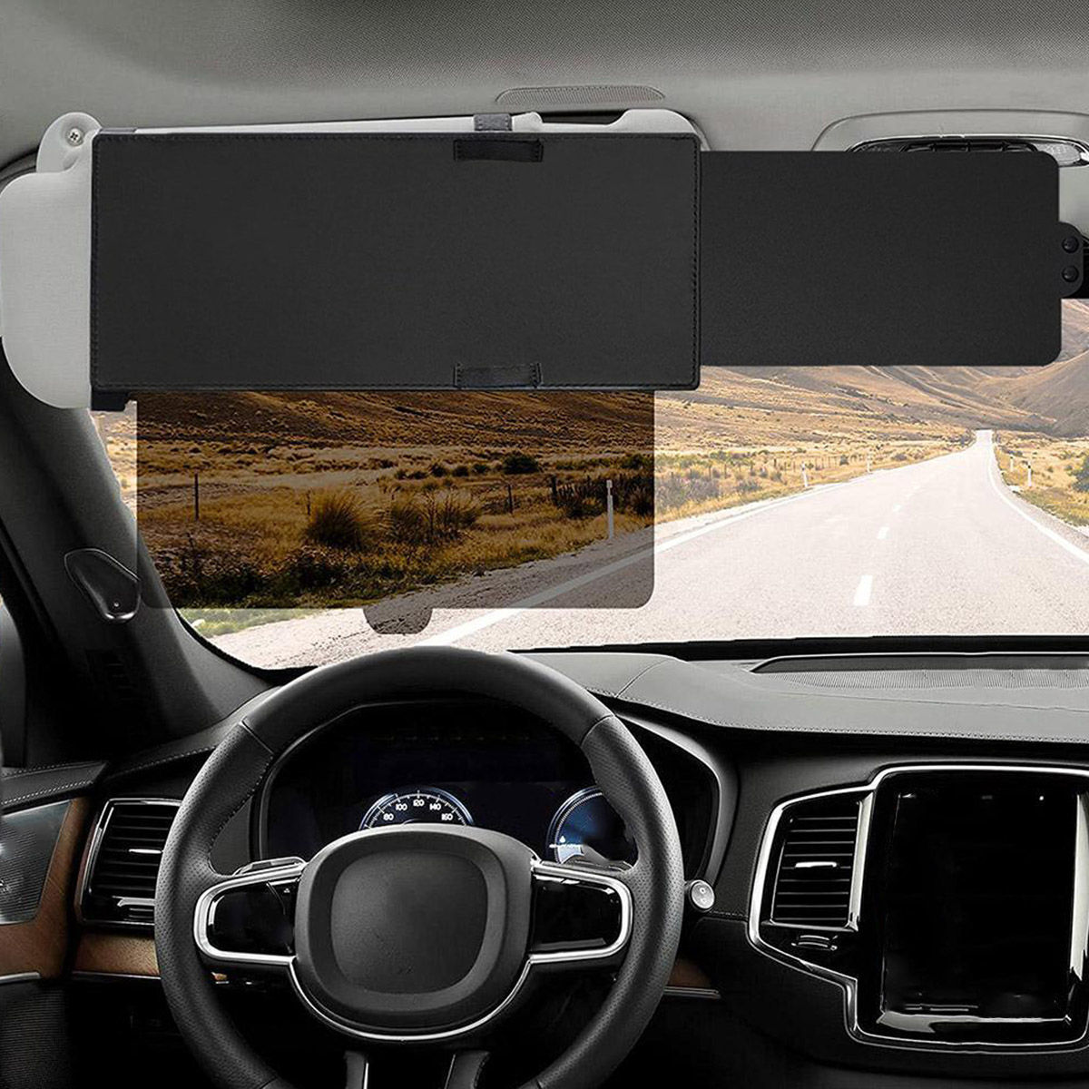Car Visor Extender Anti-Glare Adjustable Car Sunshade Extender Universal Anti-im