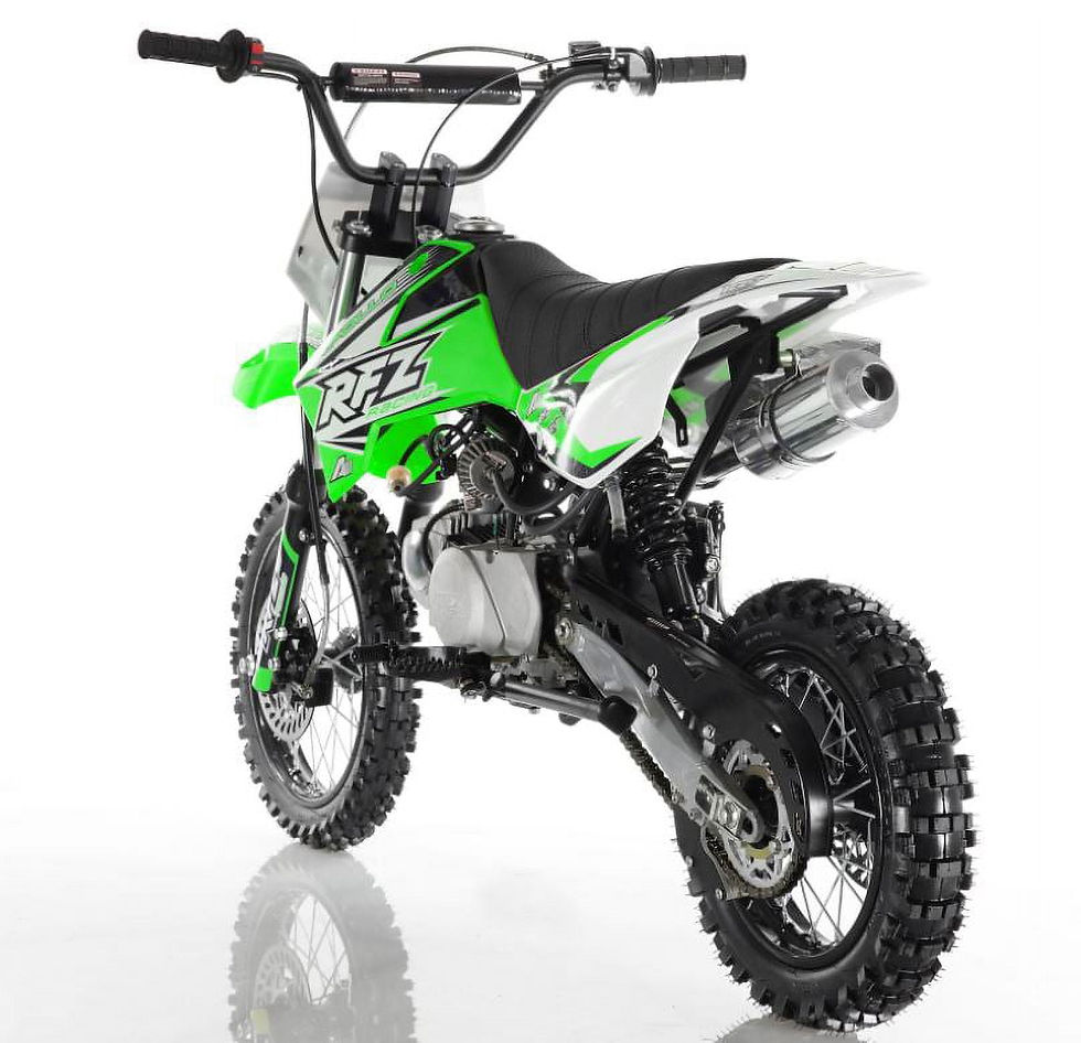 Thumbnail: Black color 2021 Brand New Dirtbike Apollo DB-X 4 110cc Racing RFZ Dirt Bik..