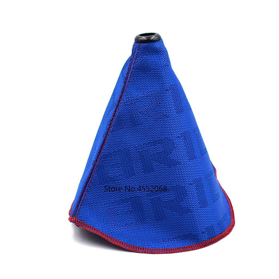 Thumbnail: JDM BRIDE High Quality Hyper Fabric Gear Shift Knob Boot Racing Shifter Cover fo