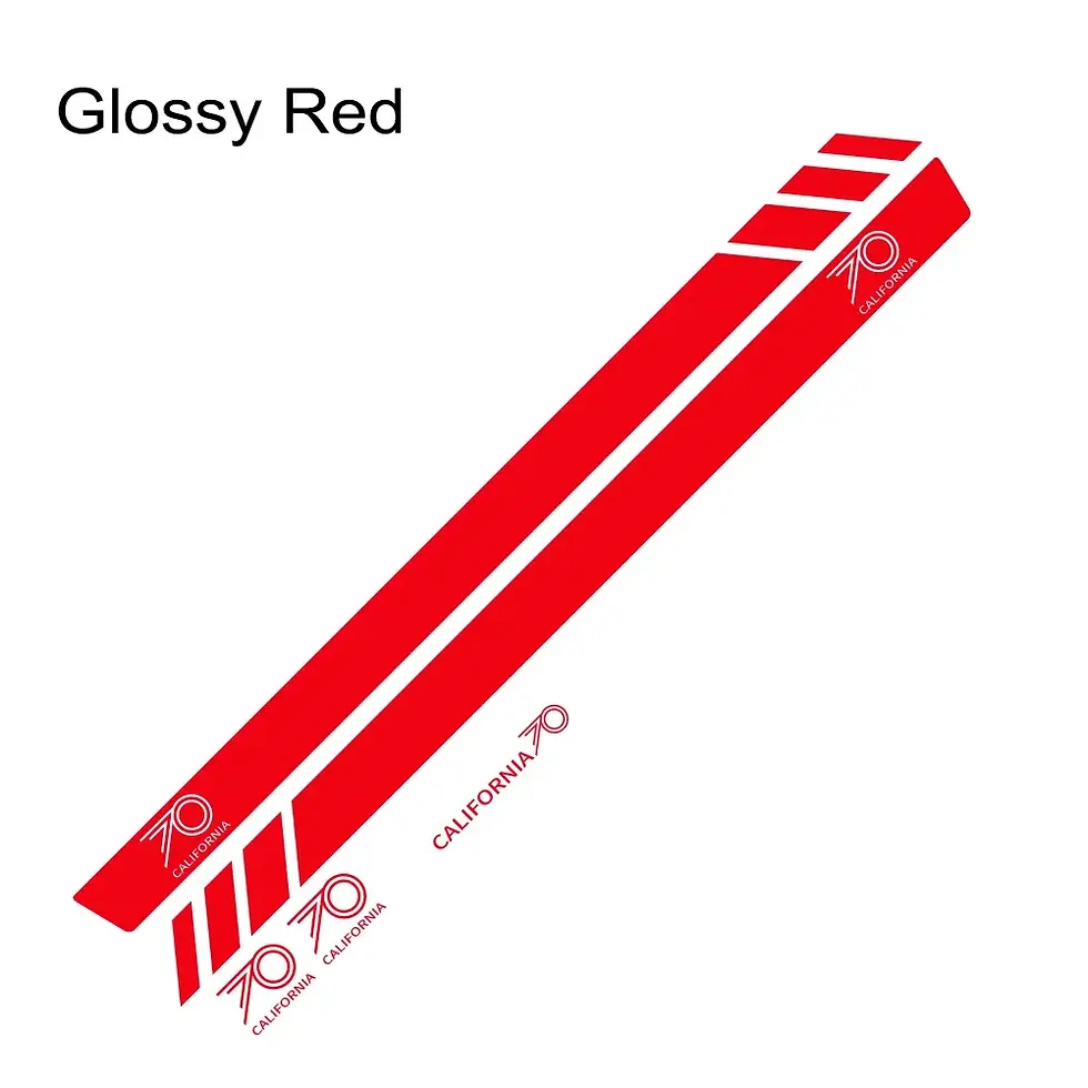 Thumbnail: Car Body Tuning Decor Stickers Side Stripe Decal Auto Exterior Accessories For V