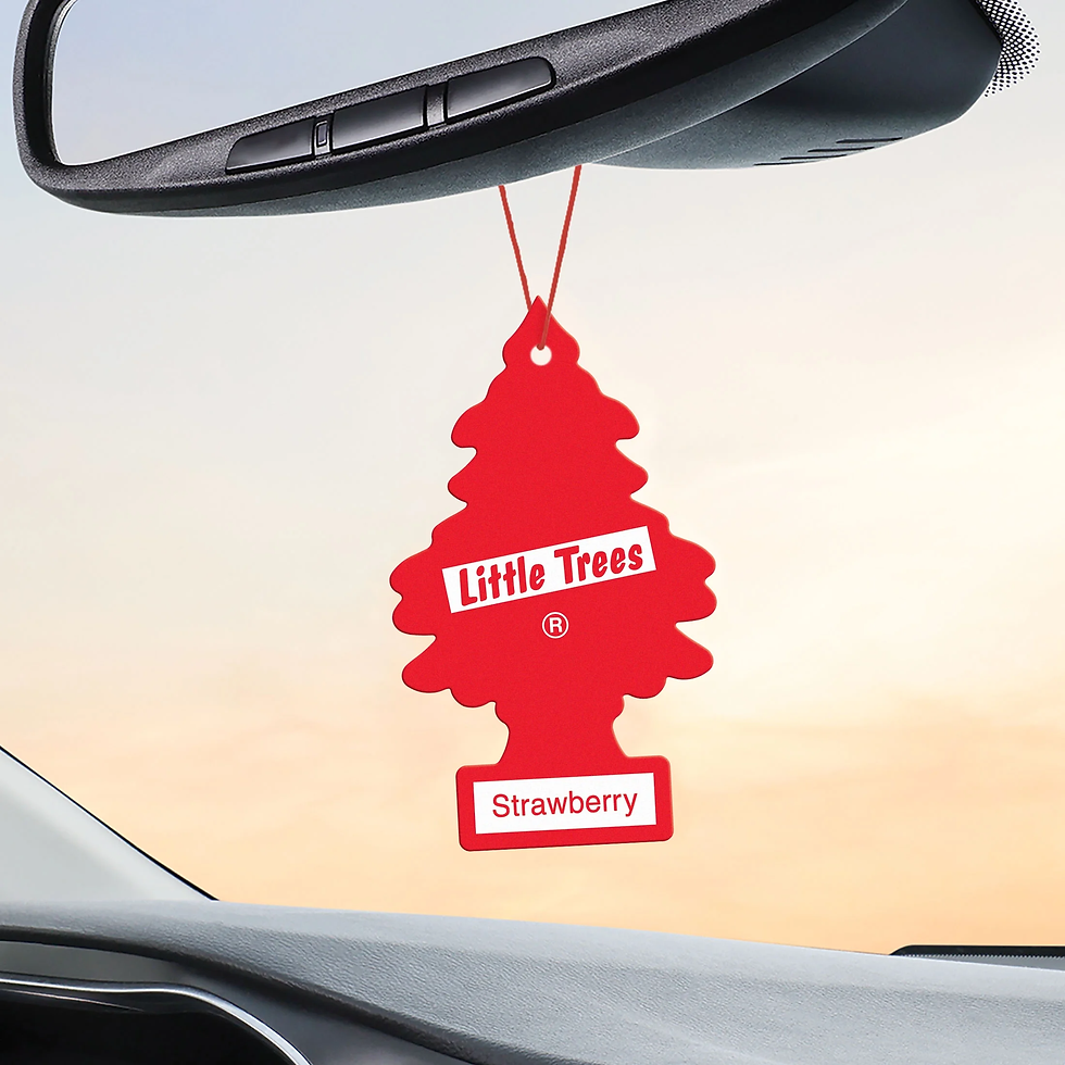 Thumbnail: Little Trees Air Freshener Strawberry Fragrance 3Pack