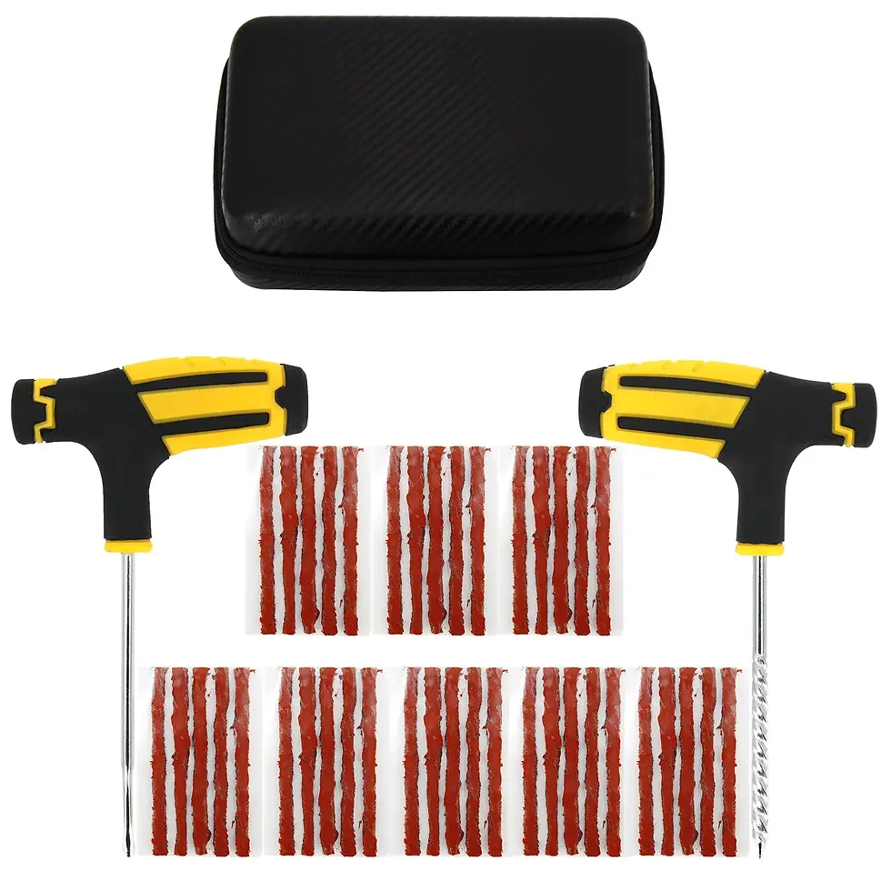 Thumbnail: Car Tire Repair Tool Kit Studding Set Auto Bike Puncture Plug Garage Needle Nose