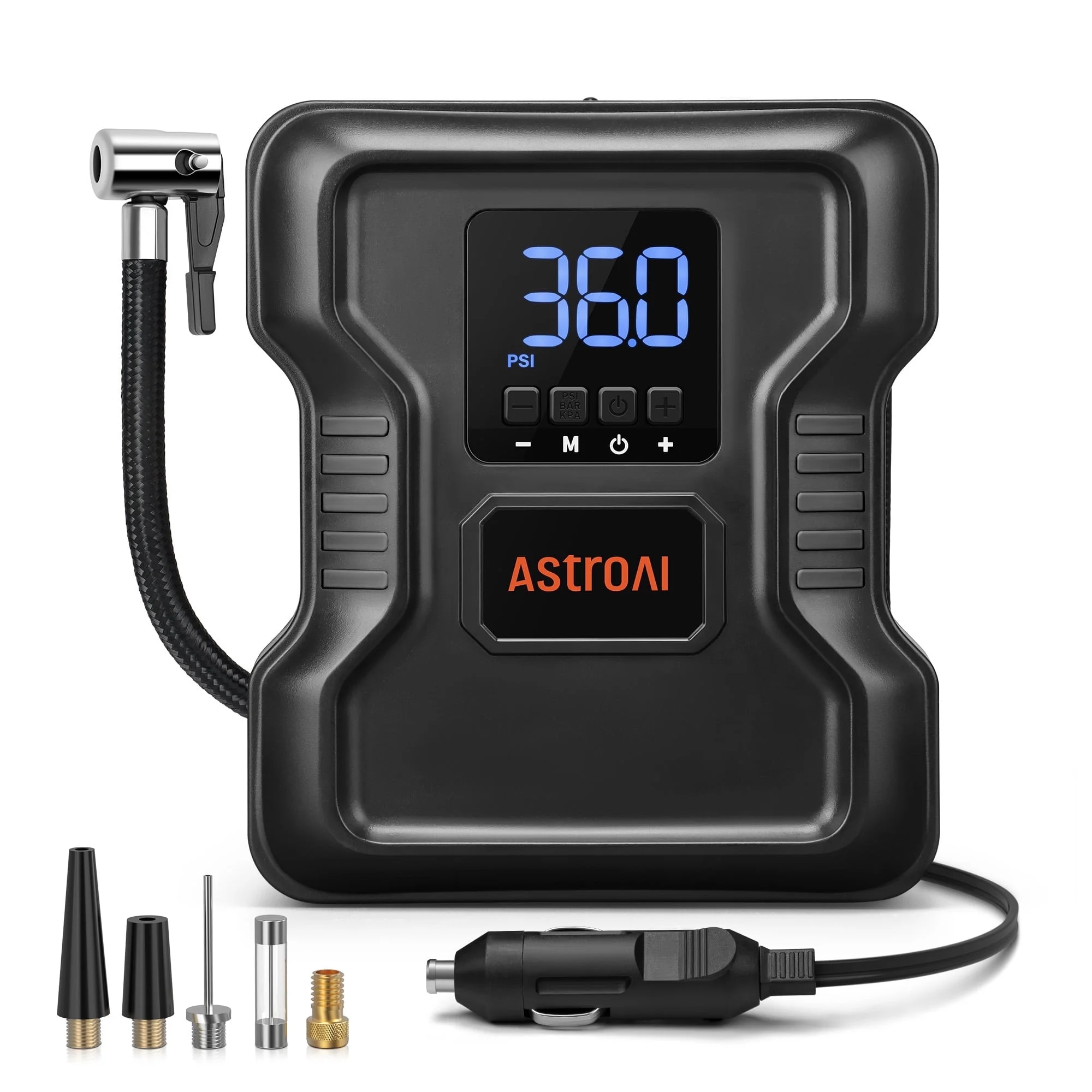 Portable Tire Inflator 150PSI Air Compressor with Digital Pressure Gauge Emergen