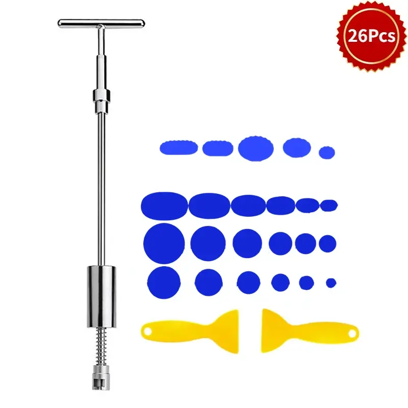 Thumbnail: PWS Car Dent Repair Tools Puller Removal Kit Slide Hammer Reverse Hammer Tool Bo