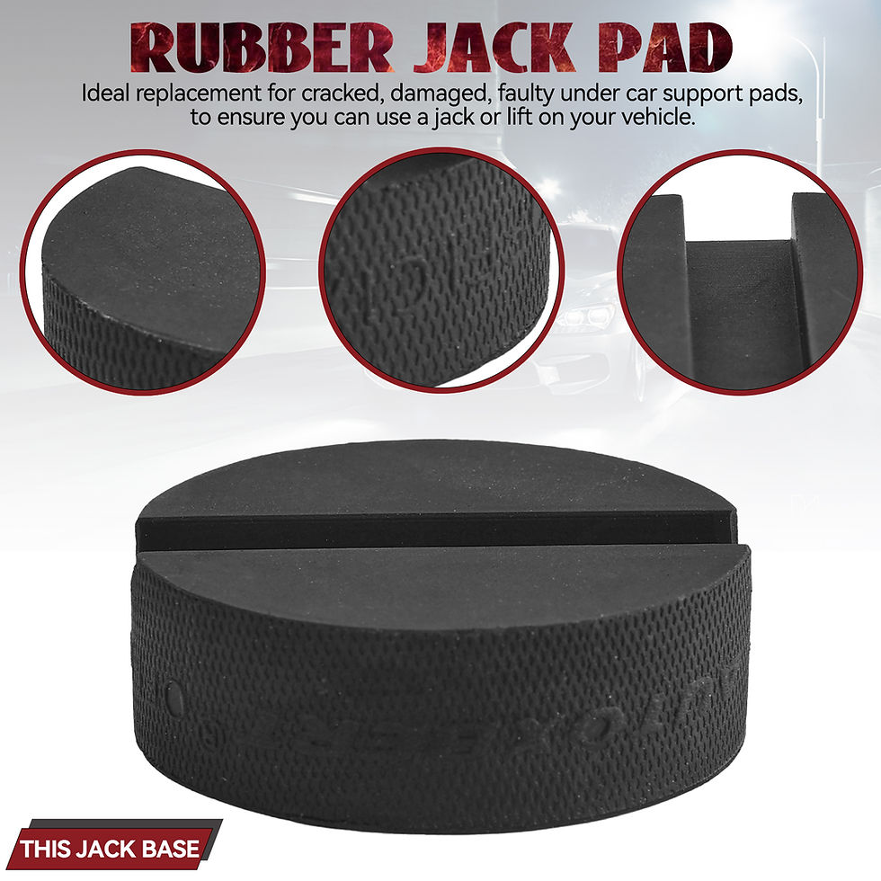 Thumbnail: Universal Small Jack Rubber Pad Diameter 60mm Anti-slip Rail Adapter Support Blo