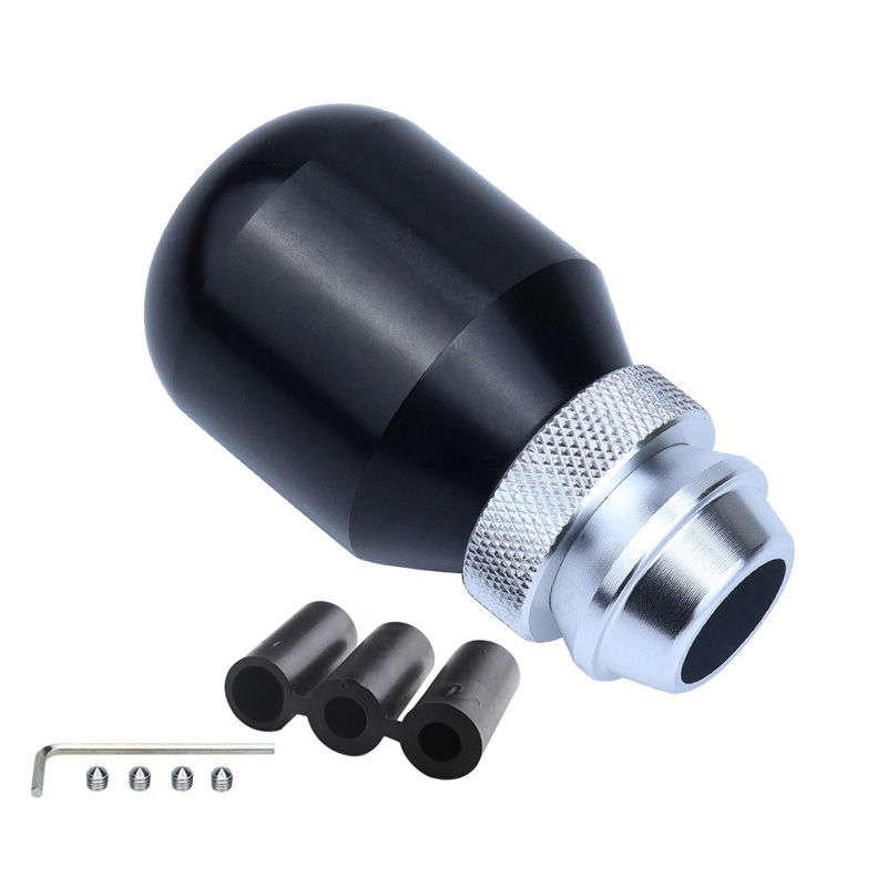 Thumbnail: Universal Car Gear Shift Knob Retractable Adjustable Length Gear Head Aluminum A