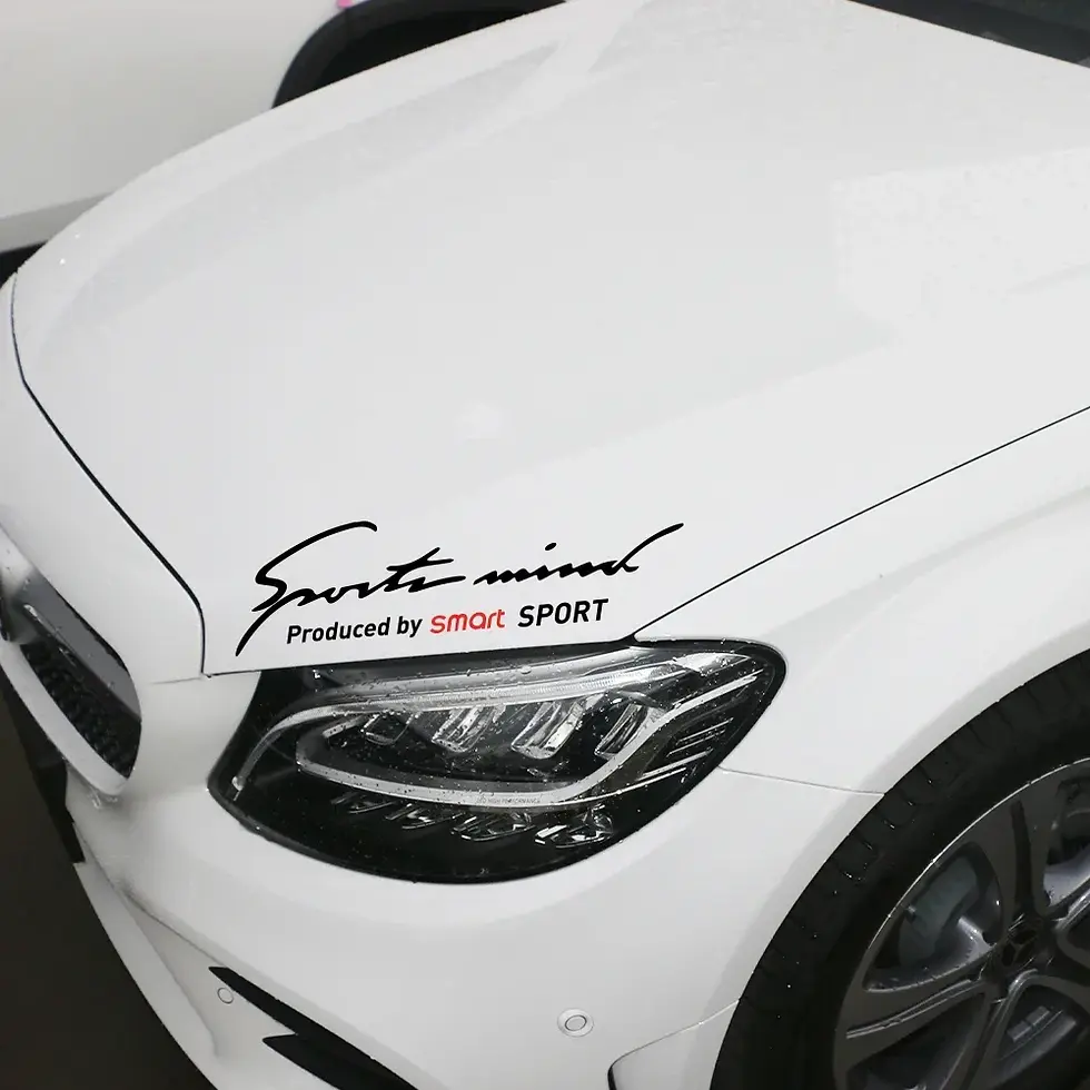 Thumbnail: Car Lamp Eyebrow Sticker For Smart Fortwo Forfour 453 451 450 Sport Styling Head
