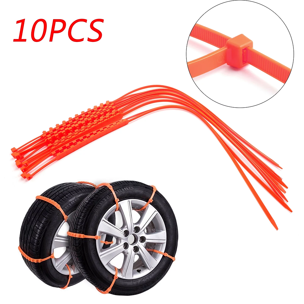 10PCS Snow Tire Chain Anti-Skid Belt Fit for Car Truck SUV Emergency Winter Driv