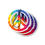 Thumbnail: PSD Big Sniff Peace Sign Tie Dyed Air Freshener 3 Pack