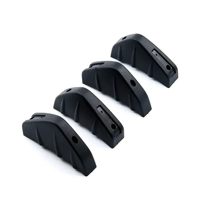 Thumbnail: New 4pcs Universal Car Red Black Carbon Fiber Pattern Modified Shark Fin Rear Sp