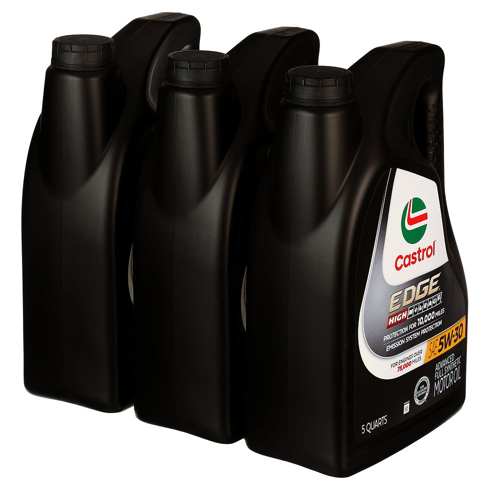 Castrol Edge High Mileage 5W-30 Advanced Full Synthetic Motor Oil 5 Quarts..