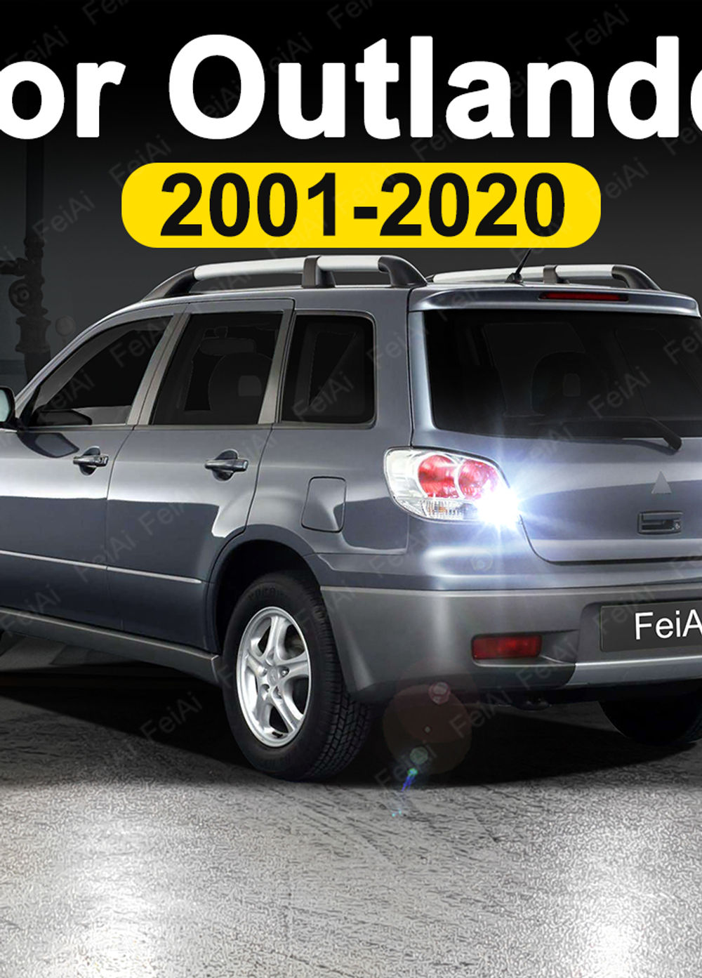 For Mitsubishi Outlander 1 2 3 LED Reverse Lights 2001-2007 2008 2009 2010 2011