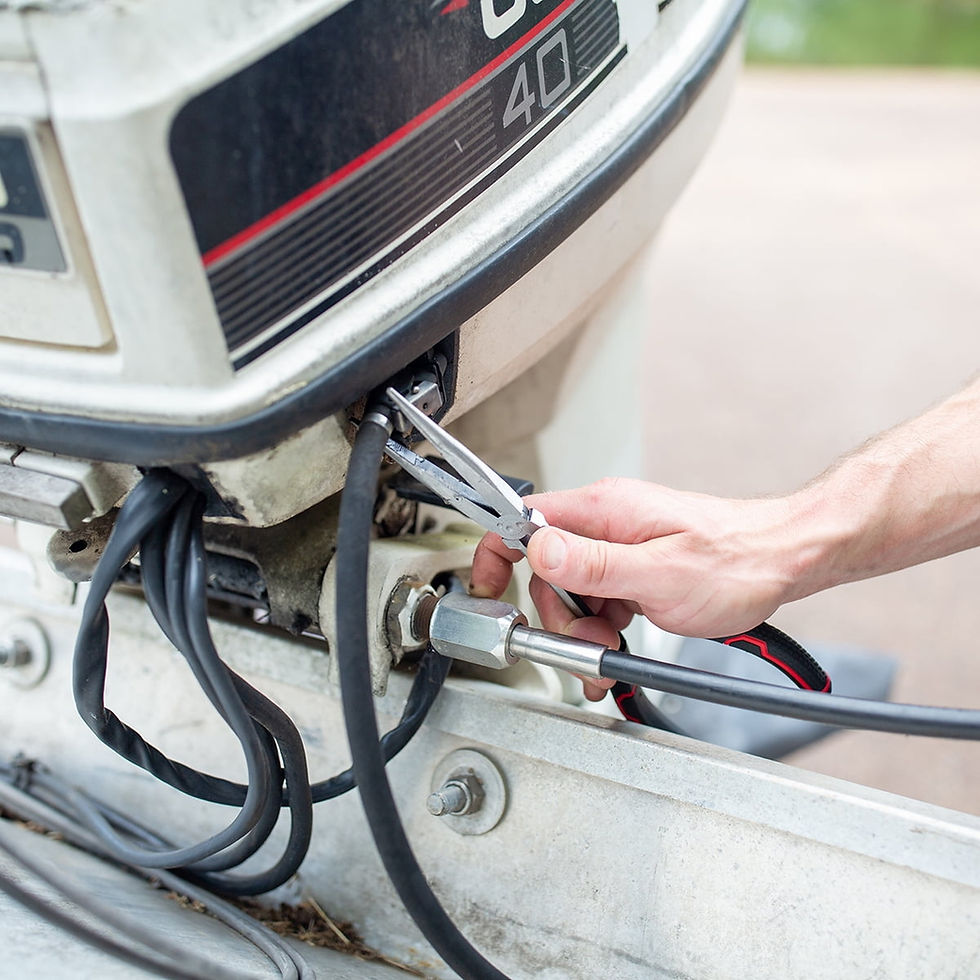 Thumbnail: Hyper Tough 8-inch Long Nose Pliers with Ergonomic Comfort Grips, 5170V