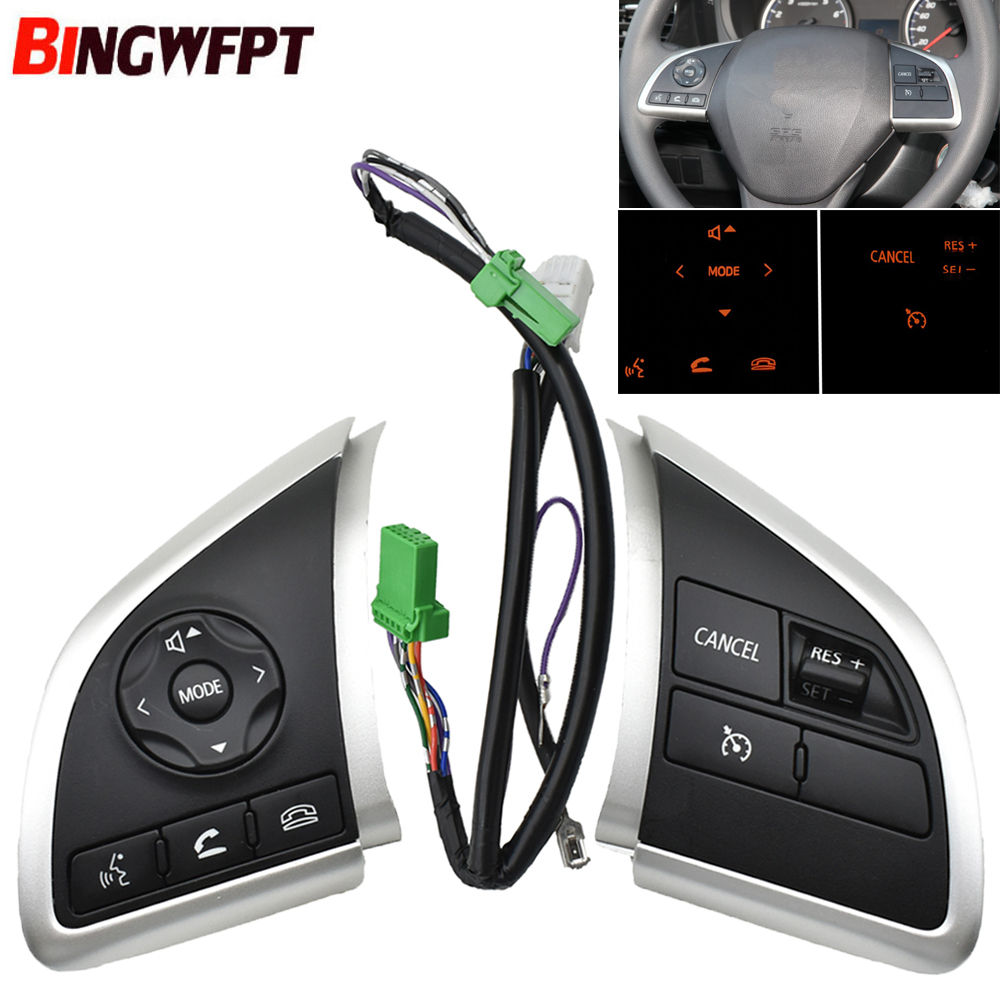 Audio Radio Cruise Control Switch Steering Wheel Button For Mitsubishi Mirage AS