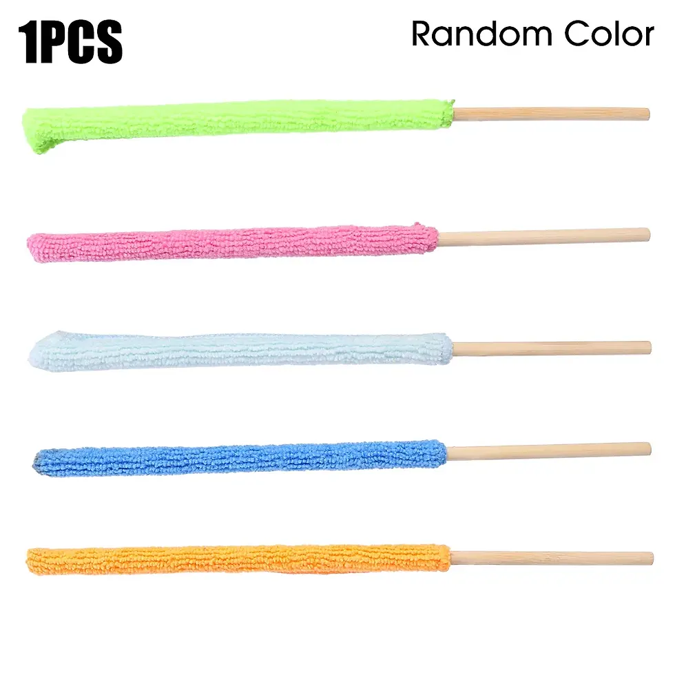 Thumbnail: Microfiber Car Detail Cleaning Brush Long Handle Air Conditioner Blind Narrow Du