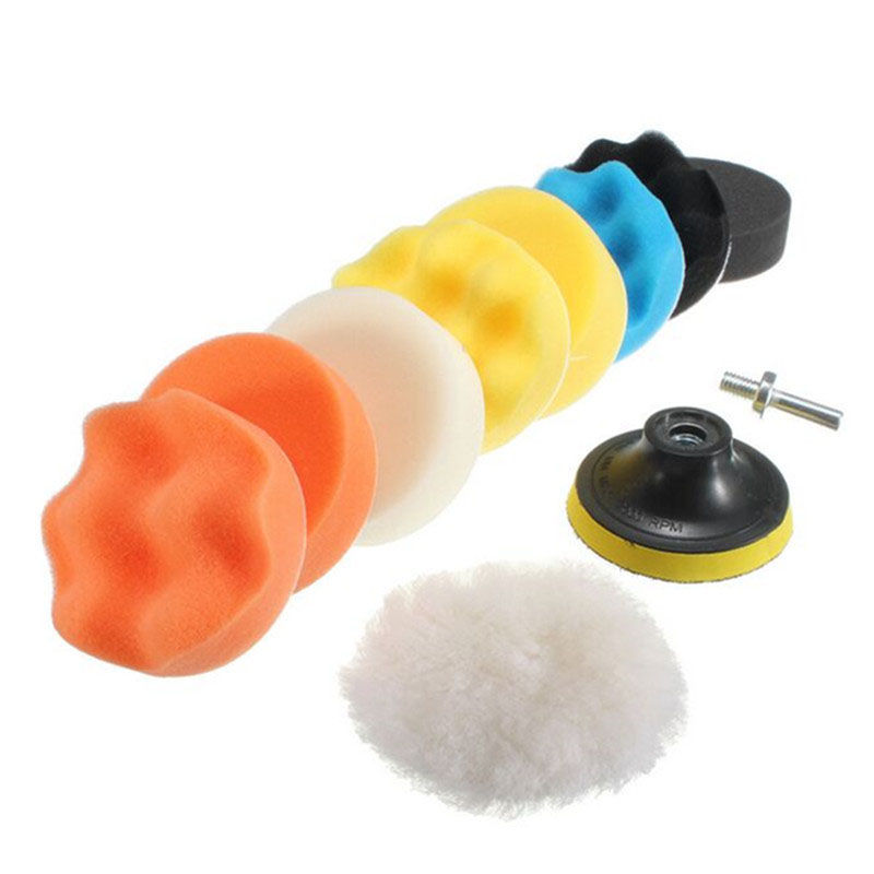 Thumbnail: 11pcs Polishing Pad For Car Polisher 3 Inch Polishing Circle Buffing Pad Tool Ki
