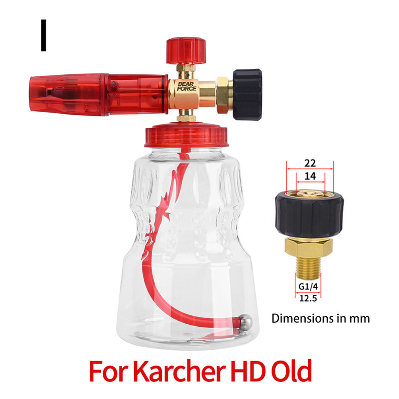 Thumbnail: Pressure Washer Brass Snow Foam Lance Foam Nozzle Car Wash Foam Maker for Karche