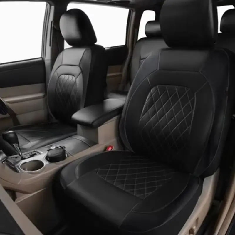 Thumbnail: HOT SELL Car Seat Cover PU Leather Vehicle Seat Cushion Full Surround Seat Prote