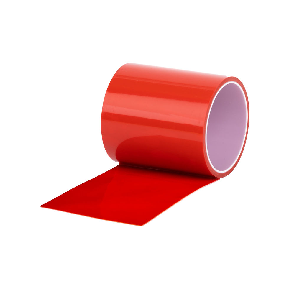 Thumbnail: Duck Brand Translucent Tail Light Tape - Red, 2 in. x 72 in.