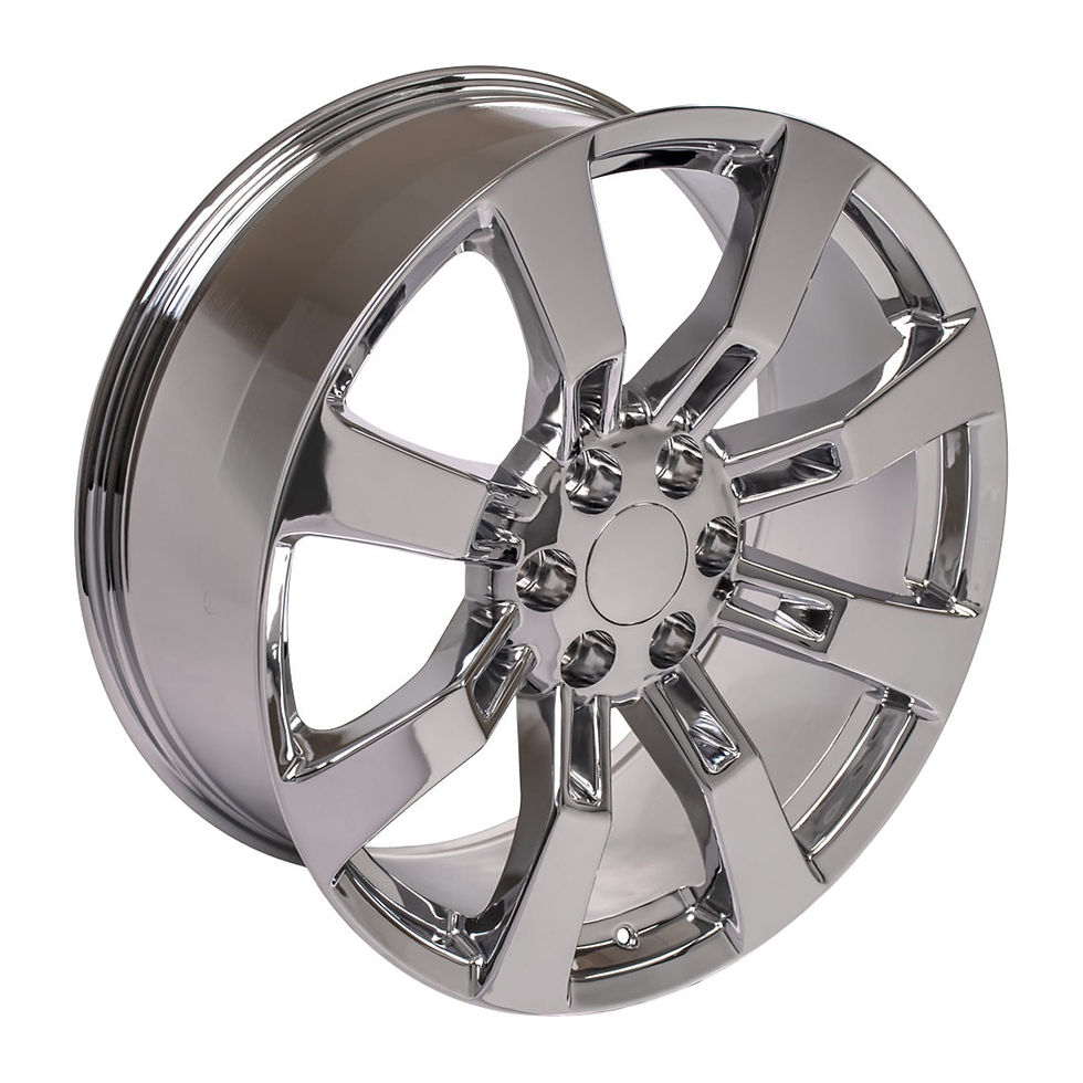 Thumbnail: OE Wheels CA82 22x9" Chrome Hollander Wheel for 1999-2020 Cadillac Escalade