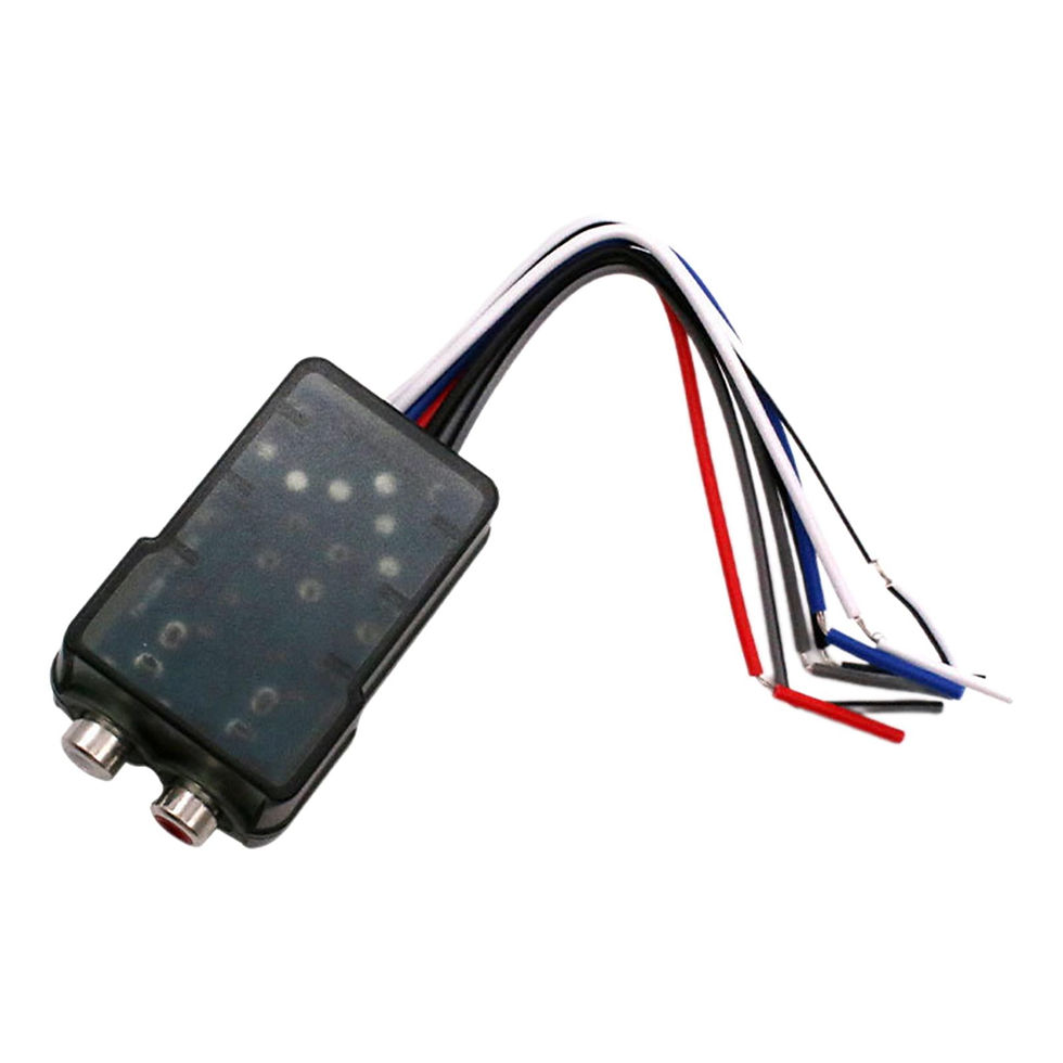 Thumbnail: STARTIST High to Low Audio Converter Audio Impedance Converter for Car Modi..