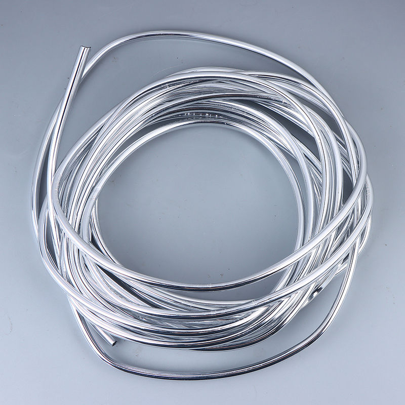 Thumbnail: 6m Car Door Edge Guard Chrome Trim Moulding Strip Cover, Protector Scratch Roll