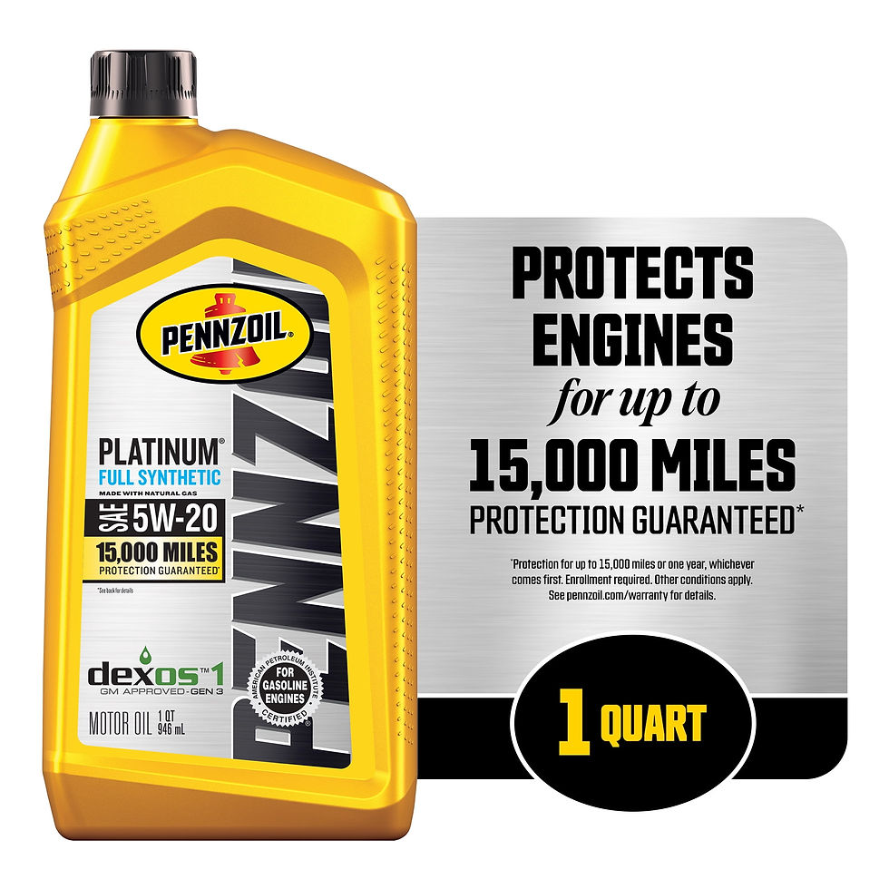 Thumbnail: Pennzoil Platinum Full Synthetic 5W-20 Motor Oil 1 Quart