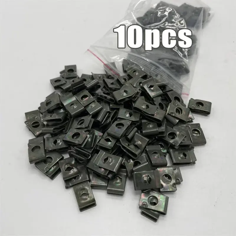 Thumbnail: Mixed Car Motorcycles Metal Screw Tapping Fastener Clip U-Type Clip with Screw A