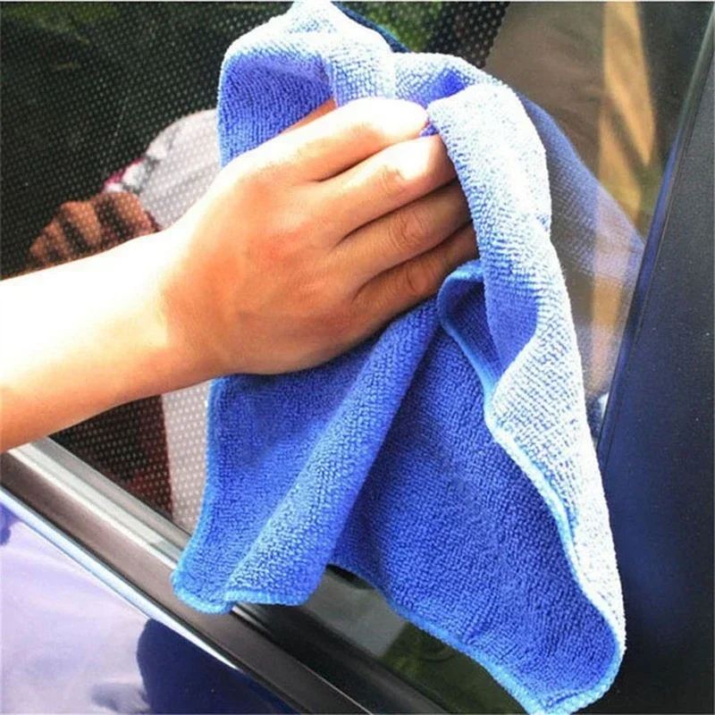 Thumbnail: 10-20Pcs Microfiber Towels Car Wash Drying Cloth Towel Household Cleaning Cloths