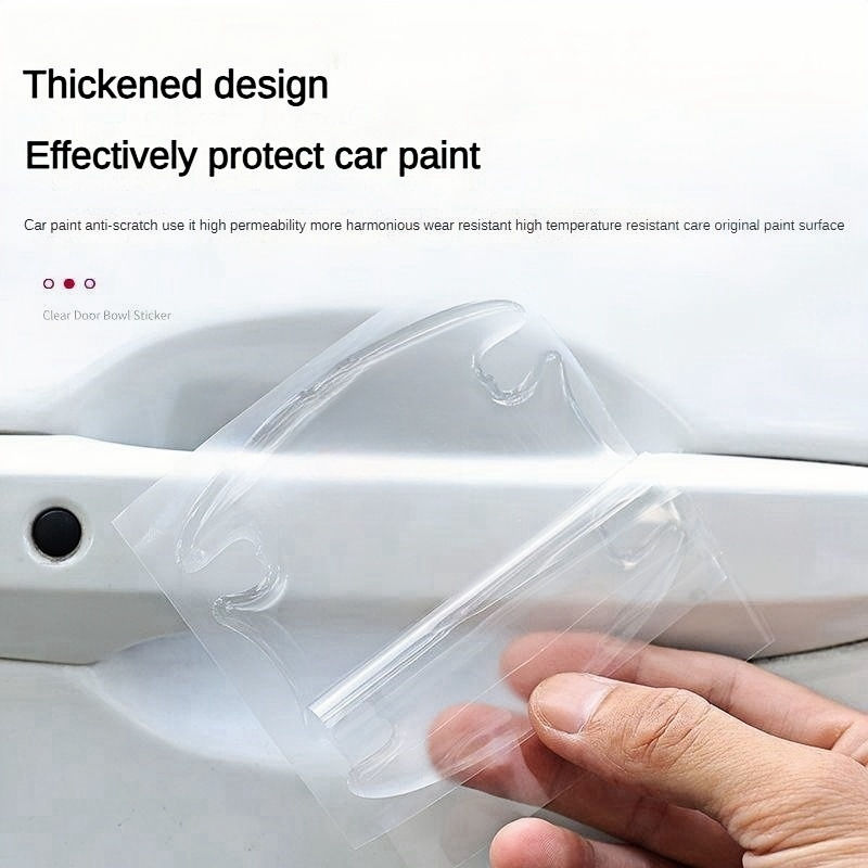 Thumbnail: Car door bowl door handle protection sticker rearview mirror door glued For car
