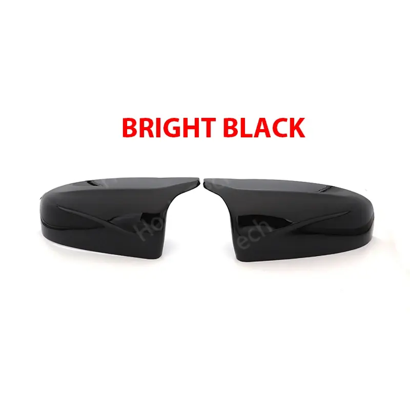 Thumbnail: 2pcs facelifted Excellent modified Rearview Bright black Carbon Fiber Pattern Mi