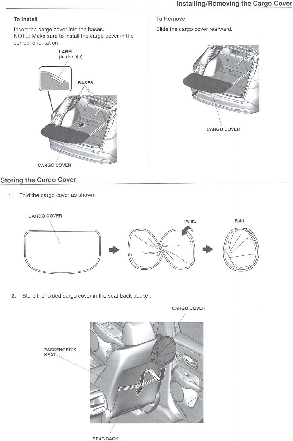 Thumbnail: Fit 2023 2024 Honda HR-V Soft Mesh Cargo Cover for Honda HR-V 2023-2024 Suv Acce