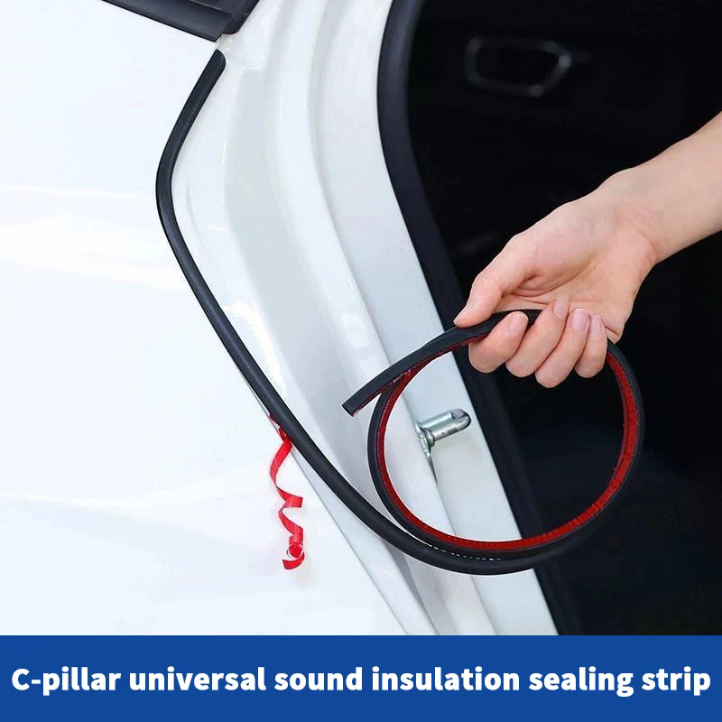 Thumbnail: Auto Door Rubber Seal Strip B Pillar, Weatherproof Anti-Scratch Car Door Protect