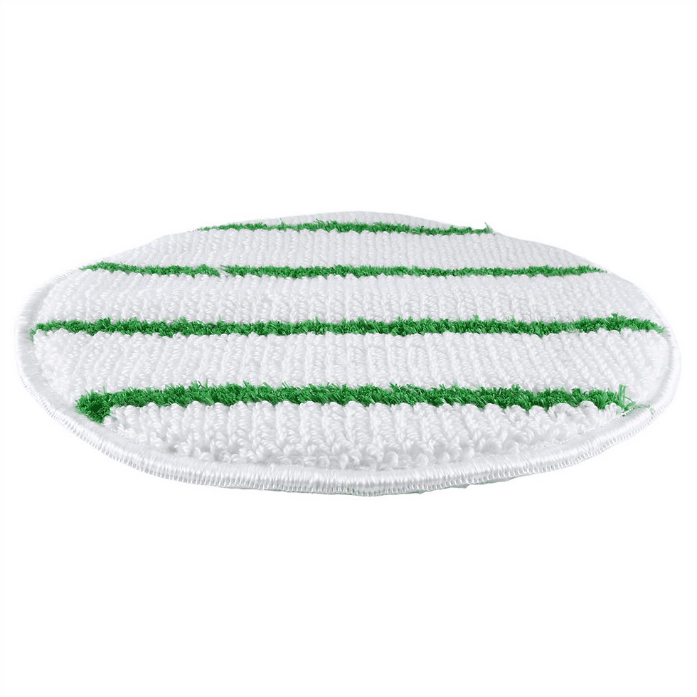Thumbnail: 19in Rotary Yarn Bonnet Low Profile with Agitation Carpet Cleaning Bonnet P..