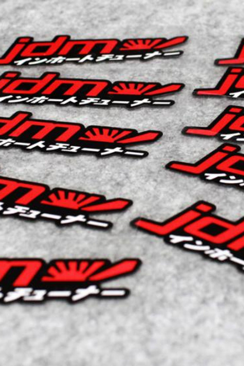 Thumbnail: Reflective vinyl baseband Japanese lettering car sticker, Japanese racing drift