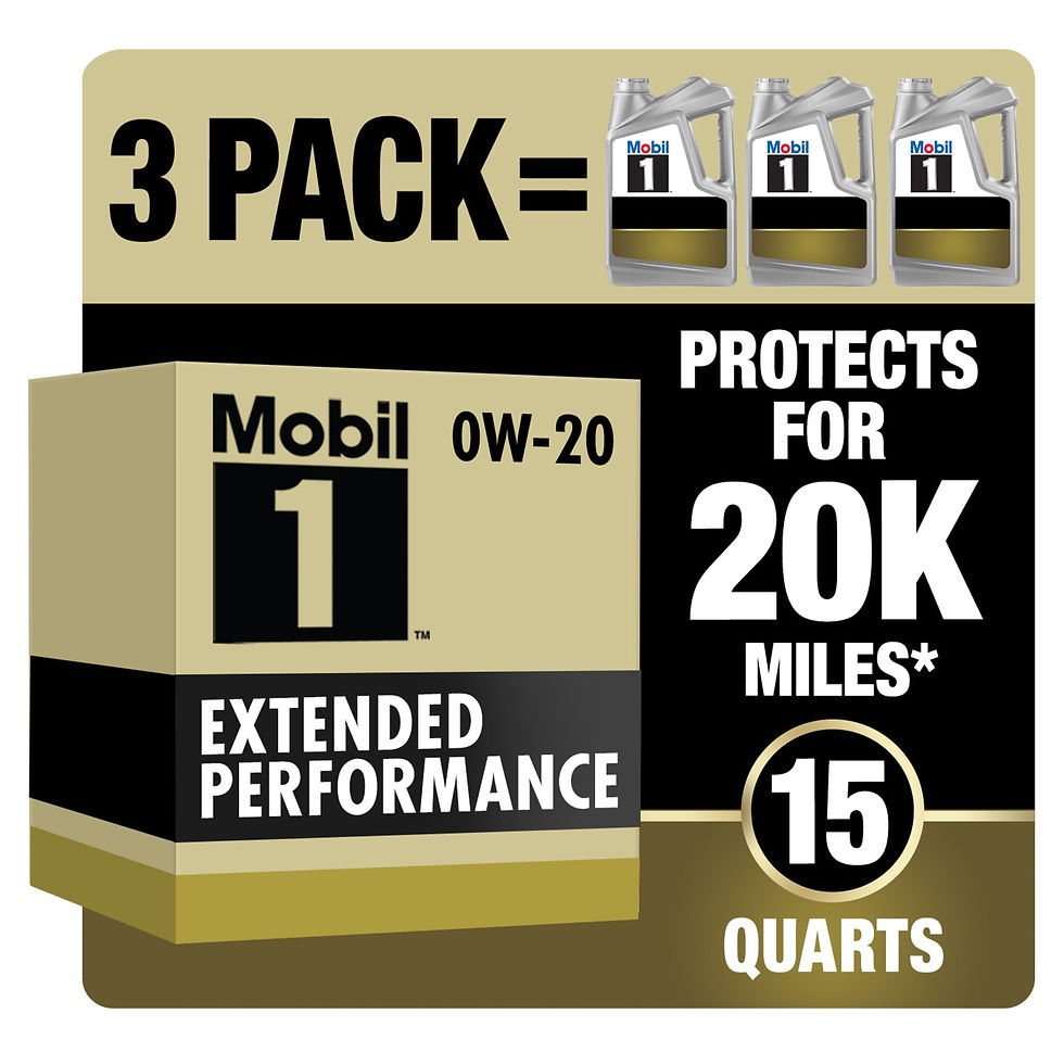 Mobil 1 Extended Performance Full Synthetic Motor Oil 0W-20, 5 Quart (Pack ..