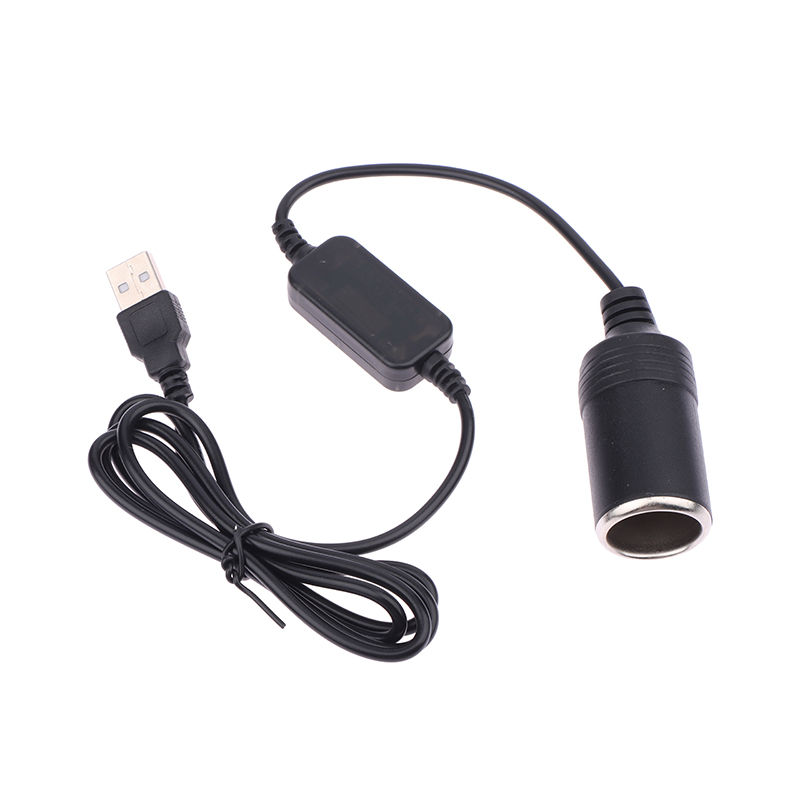 Thumbnail: 1PC Auto Interior Accessories 5V To 12V Car Cigarette Lighter Socket USB Convert