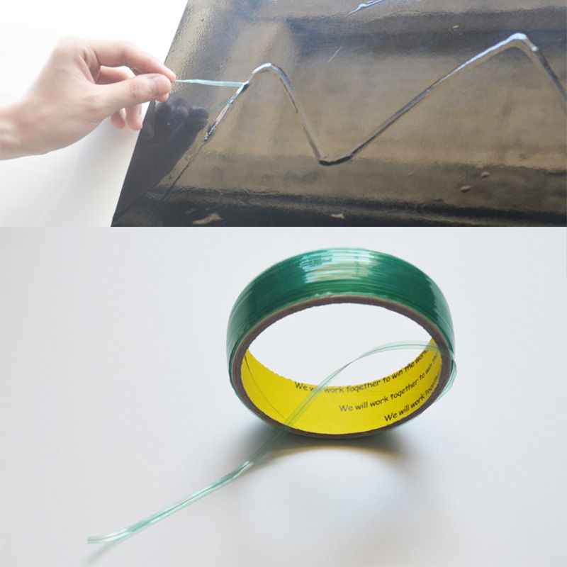 Thumbnail: 5/10/50M Vinyl Wrap Cutting Tape Car Stickers Finish Line Cut Tape with Squeegee