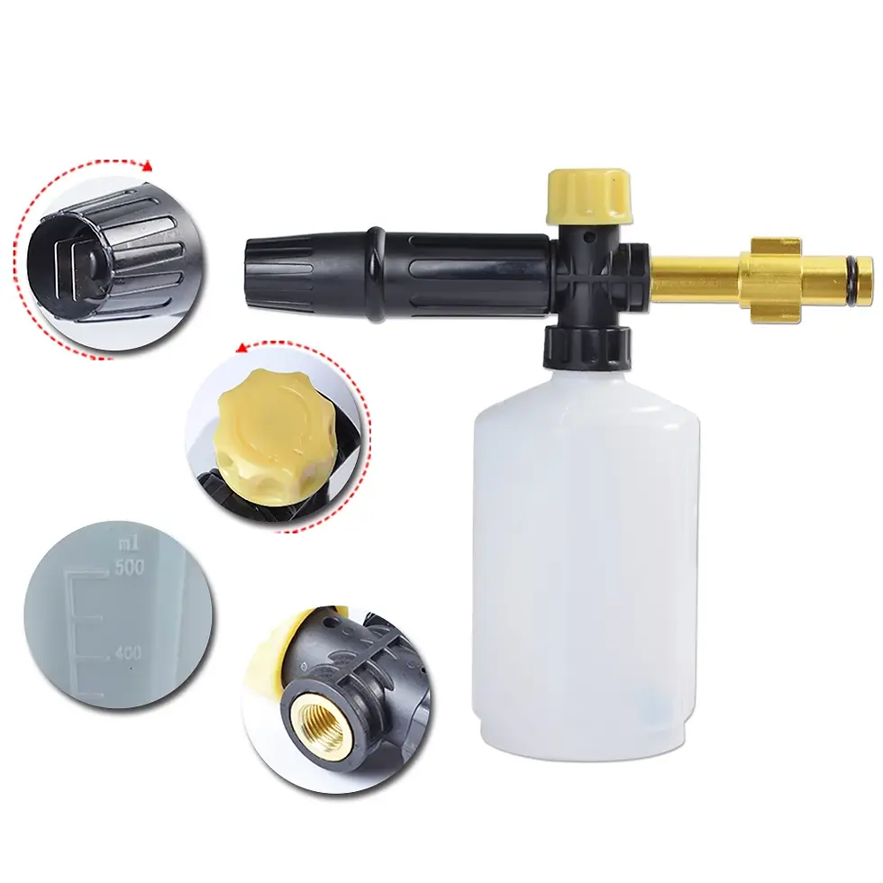 Thumbnail: Pressure Washer Adjustable Foam Cannon Snow Foam Gun Lance Nozzle.