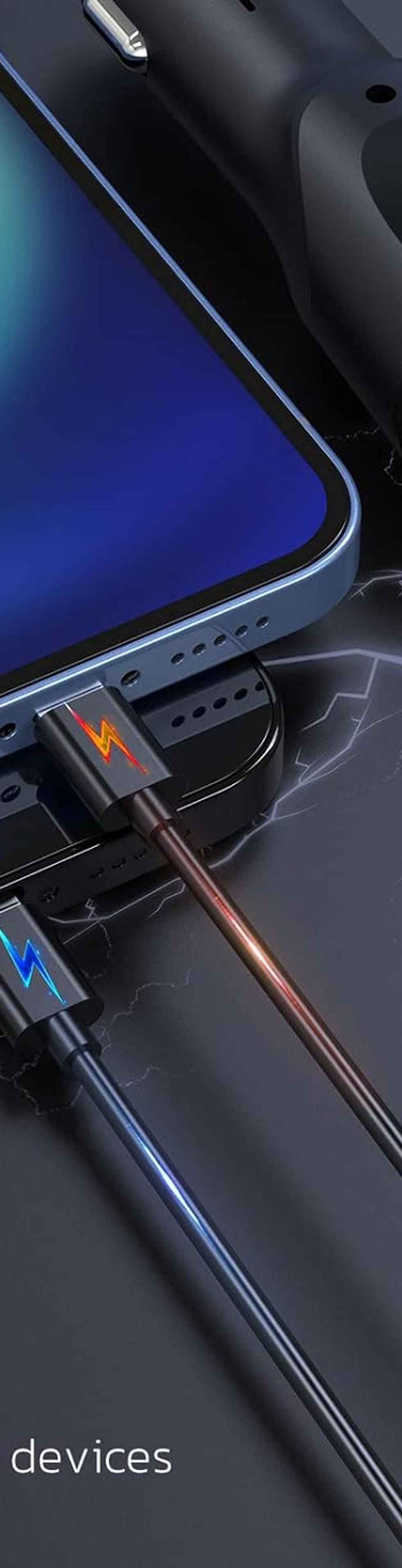 Thumbnail: Multifunctional Wireless FM Transmitter with Big Color Screen 2.4A QC3.0 Dual US