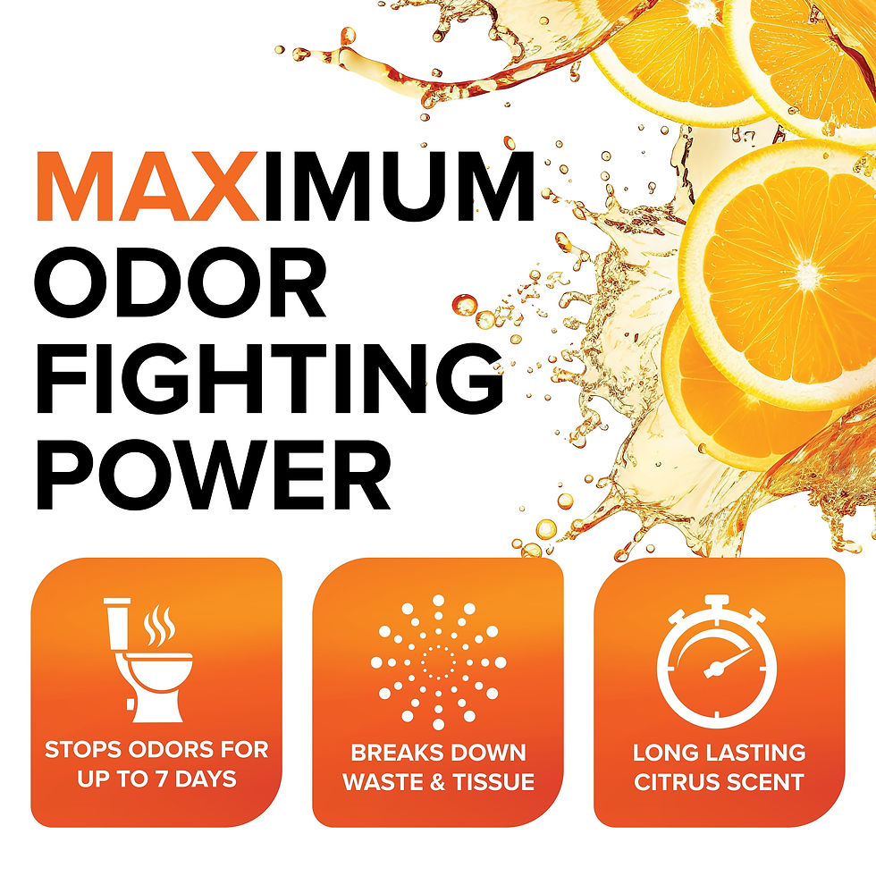 Thumbnail: Camco TST MAX RV Toilet Treatment - Ultra-Concentrated Formula - Orange, 32..