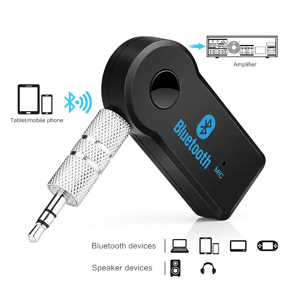 Thumbnail: Bluetooth 5.0 Audio Receiver Mini Bluetooth Stereo AUX USB for PC Headphone Car