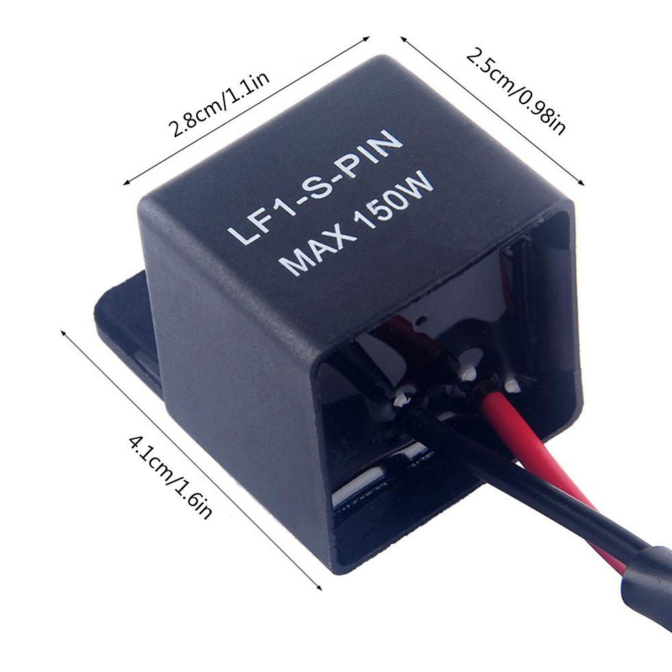 Thumbnail: Motorcycle LED Flasher Relay Square Flashing Flasher Motorcycle Led Lights Turn