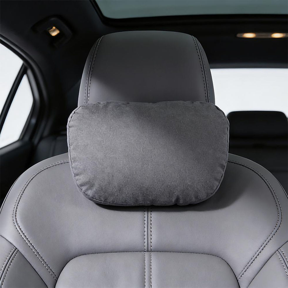 Thumbnail: Universal Car Headrest Pillow Memory Foam Neck Adjustable Car Pillow Neck Rest C